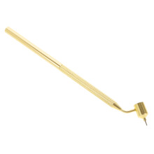 Liquid Writer Drawing Ink Pen Slim Fine Outline Pen for Car Scratch Repair, Gold Metal Touch Applicator, Thin Liquid Writing Pen