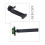 Tragbares Bogen-Trainingsband Schwarz 14x6x2cm 59g Riser-Griff 8