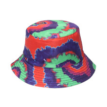 Angler Cap Multicoloured Bucket Hat for Boys 10 Years Casual Bandhnu Print Sunscreen Hat Adjustable Size Z3-a