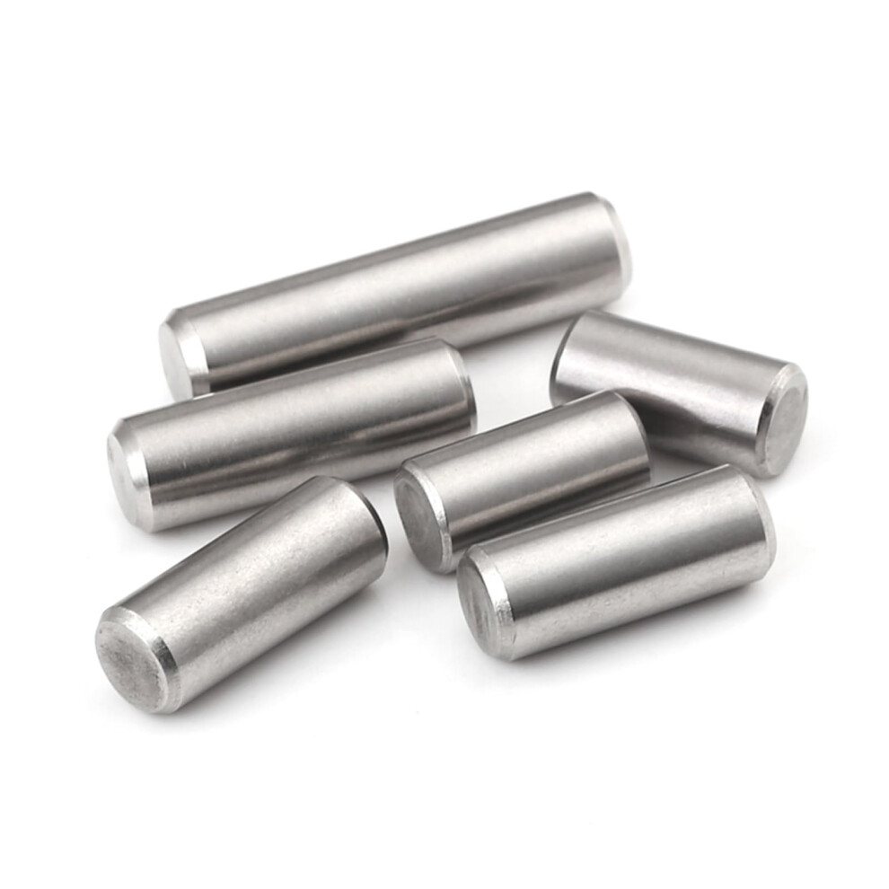 M1 M1.5 M2 M2.5 M3 M3.5 M4 M5 M6 Cylindrical Positioning Shaft 10Mm Fixed Metal Rod 304 Stainless Steel M6 Size 30Pcs 6482260119663