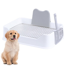 Mesh Training Toilet Tray for Puppies, Indoor Dog Potty Tray, Durable Plastic, Non-Slip Base, Easy Clean Design