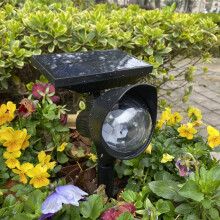 Wasserdichte Solar-Garten-Projektorlampe, rotierende Farb-LED, 0,3 W, 16,4 oz