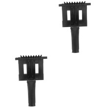 Anti-Itch Rake Pet Comb Pack of 2 Metal Horse Cleaning Brush for Pet Hair Removal Black Durable Design