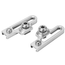 Silberne Aluminiumlegierung Bremsbelag- Verlängerung C-Klemme für Straßenräder – 2er Pack