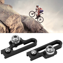 Road Bike Brake Pad Extension Adapter 2 Pcs Aluminum Alloy C Clamp Black