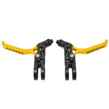 Bicycle Brake Levers Aluminum Alloy for Brompton 3sixty Mountain Bike Gold