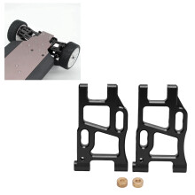 2 pièces bras de suspension arrière 60x36mm noir LC PTG-2
