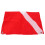 Bandera de buceo 50x35cm rectangular rojo/blanco poliéster 8