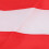 Bandera de buceo 50x35cm rectangular rojo/blanco poliéster 11