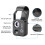 Objectif de microscope 200x,6,8x3,5x2,8 cm,110 mAh,noir 5