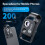 Objectif de microscope 200x,6,8x3,5x2,8 cm,110 mAh,noir 7