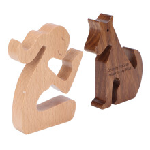 Memoriale in legno per cane regalo di cordoglio per la perdita dell'animale domestico ricordo 14x10.5x2cm
