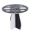 14 Holes Makeup Brush Drying Rack, Detachable, Black/White 16