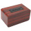 Enceinte rétro Bluetooth 1500 mAh compacte, grain de bois rouge 7