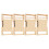 4 Set Alloy Side Release Buckles for Backpack Luggage 4.2x6cm 16