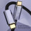 Cable de extensión USB-C USB 3.2 100 W 100 cm gris espacial 4