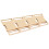4 Set Alloy Side Release Buckles for Backpack Luggage 4.2x6cm 12