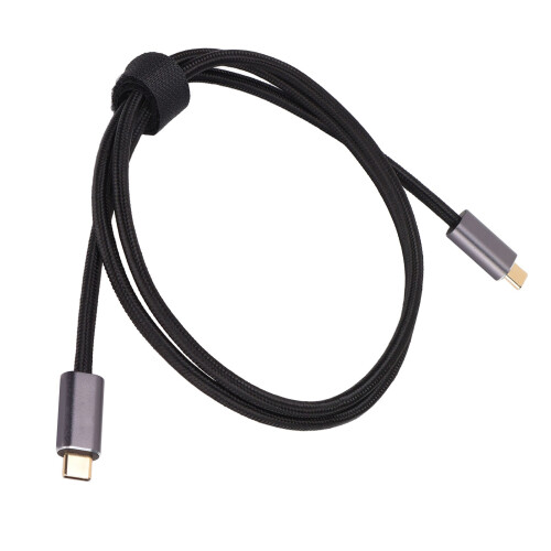 Cable de extensión USB-C USB 3.2 100 W 100 cm gris espacial 2