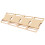 4 Set Alloy Side Release Buckles for Backpack Luggage 4.2x6cm 4