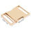 4 Set Alloy Side Release Buckles for Backpack Luggage 4.2x6cm 10