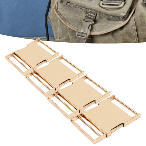 4 Set Alloy Side Release Buckles for Backpack Luggage 4.2x6cm