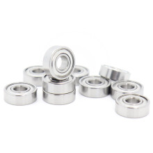 Industrial Bearings S696ZZ 6x15x5 mm ABEC-1 440C Stainless Steel Roller Ball Bearings for Skateboards (10 Pieces)