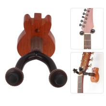 Supporto a parete per chitarra Faggio+Metallo Marrone Vintage