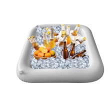 Pool Drink Holder, Inflatable Drink Tablet for Pool, Iced Holder for Pool Party, Fruit Drink Bucket 1 Piece