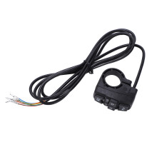 Kunststoff 3-in-1 Kontrollschalter für Fahrradlichter, Hupe & Signale