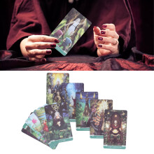78 Stück beschichtete Pappkartendeck Englisches Tarot Legungskarten für Anfänger