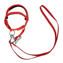 Headstall Bridle With Rope Adjustment, Safety Cleaning, Red, L 30cm x B 20cm x H 10cm, Ideal for Ranch Use