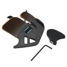 Recurve-Bogen Leder-Fingerkappe mit verstellbarer Passform, Bogenschieß-Schutzteile