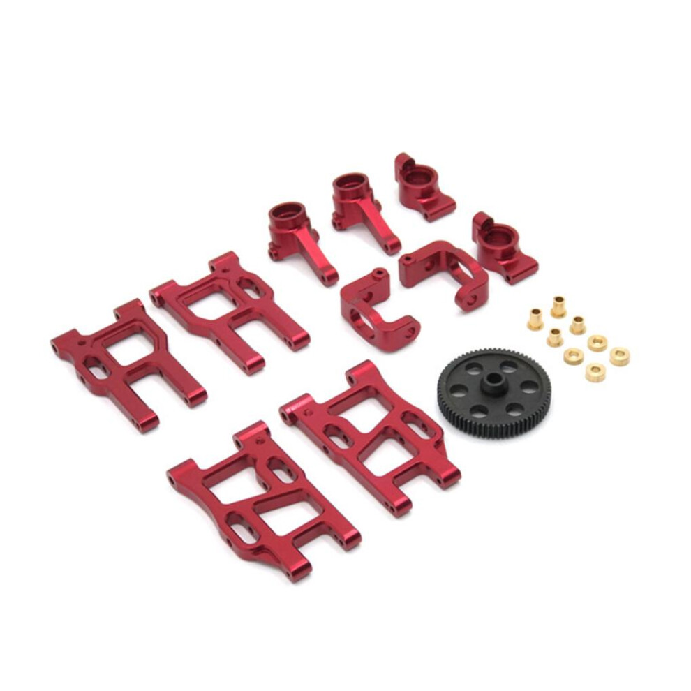 (Red) RCGOFOLLOW 11piece Aluminum Alloy Hardened Metal Upgrade Metal Parts-image-OPC-PK5BGFP-NEW