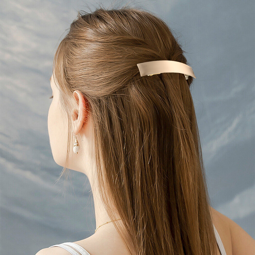 (Gold) 2pieces Strong And Durable Hair Clasp Vintage And Elegant Addition To-image-OPC-PK5BGG8-NEW