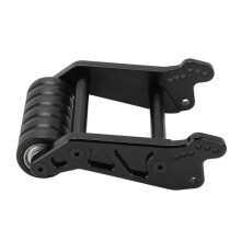 Aluminium-Hinterrad für RC LOSI LMT 1/8 4WD Solidasche Wiederaufbau Schwarz