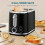 Homcom (Black) HOMCOM 1.7L 3000W Kettle and 2 Slice Toaster with Keep Warm Memory Function 5
