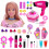 (pink) ABS Made Skin-friendly Odorless Makeup Dolls For Safe Play And 1