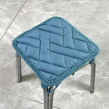 Thick Nursery Small Cushion Kids Chair Mat Short Plush Square Non-Slip Bench Cushion for Modern Playrooms