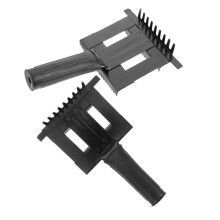 Pack of 2 Anti-Itching Rake Cleaning Tools for Horses, Sheep, and Cows - Rubber Grooming Comb and Scraper