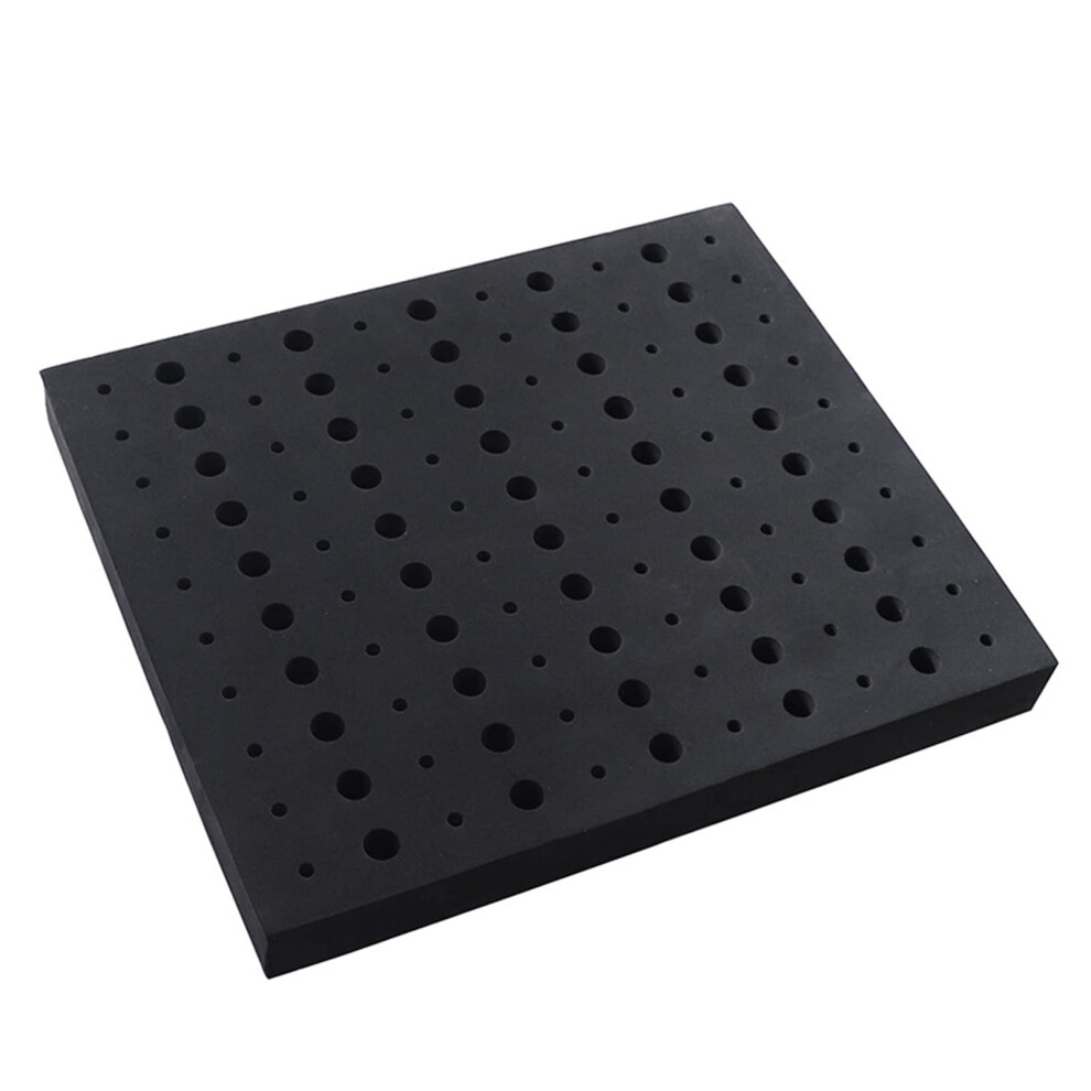 Router Bit Storage Foam Material For Safe Router Bit Storage 1-5/16 Inch Thick Holds 60 1/4 Inch Bits 6482260122205