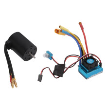 3650 3100KV bürstenloser Motor & 120A ESC wasserdichtes Set für 1/10 1/8 RC-Auto