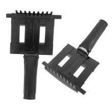 Anti-Itching Rake Comb Pack of 2 for Horse Grooming and Livestock Shedding - Rubber Horsehair Brush for Cows and Horses