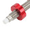 Plunger avvitabile per arco in alluminio rosso 43g 5