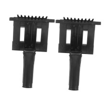 Anti-Itch Rake Cow Scratching Brush 2-Pack for Horses - Rubber Grooming Comb for Pet Hair Removal and Animal Cleaning