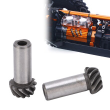2 Stück Stahl-Getriebe 11T für 1/7 RC Auto Schwarz 25x12mm