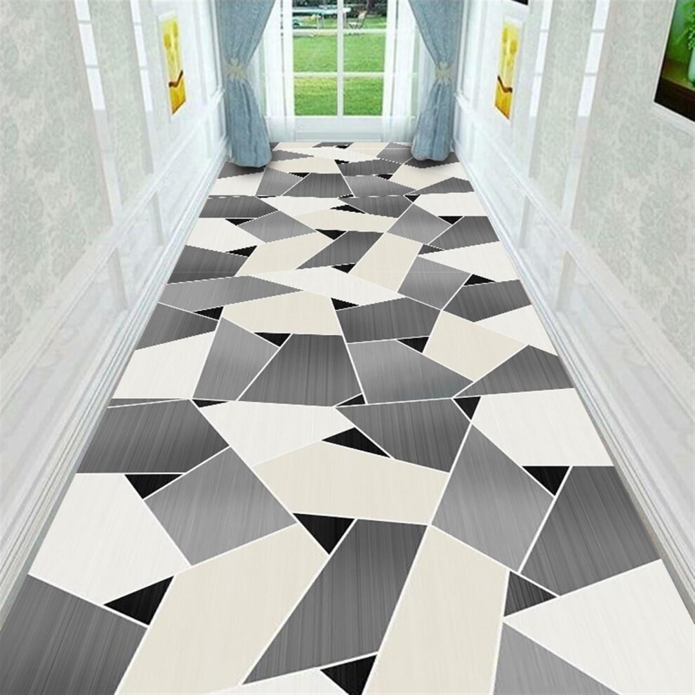 Carpet Runner Hallway Antifouling Floor Mat 60x100CM Machine Washable Non-Slip for Hallway Kitchen Living Room-image-OPC-PK5BM65-NEW