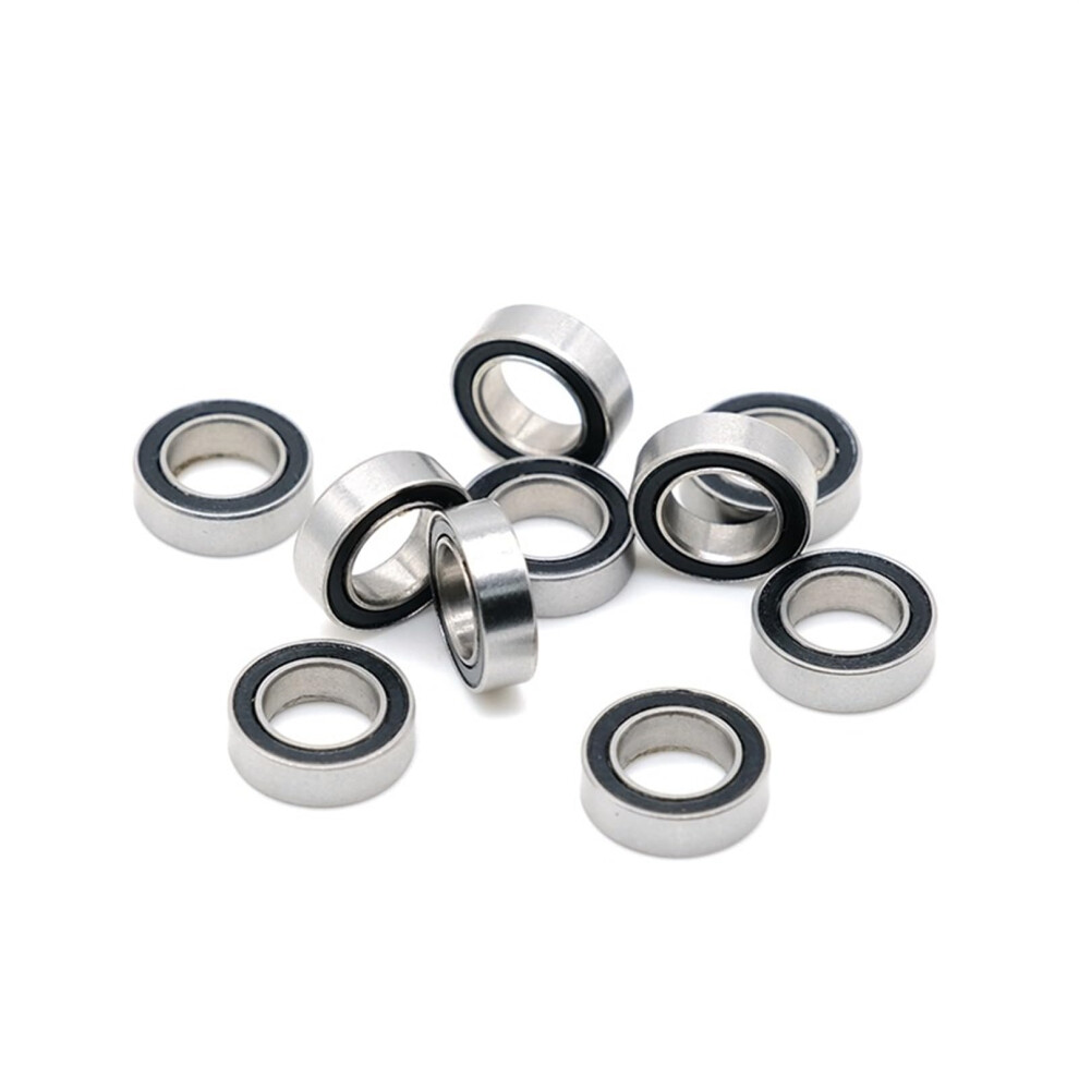Smr106rs Bearing 6X10x3mm Miniature Ball Bearings 10Pcs Sealed Smr106-2Rs High Precision Bearings Black 6447073131820