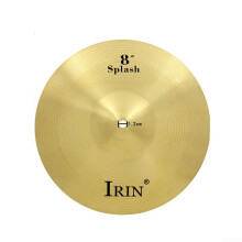 Drum Cymbals 8 Inch Brass Splash Crash Hi-Hat Cymbals for Beginners and Professional Drum Kits