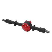 Schwarzer roter Metall-Hinterachsantriebswelle für WPL D12 RC-Car Upgrade-Teile