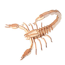 Wood Puzzle Insect Model DIY Puzzle for Creative Crafting, Enhances Patience and Creativity, Home Activity for All Ages